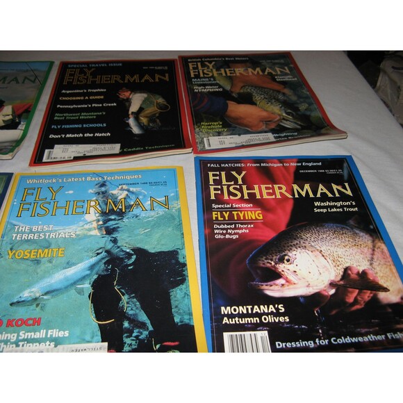 Lot Of 6 Different Fly Fisherman Magazine From 1988 Trout Orvis Fishing Reels - Picture 3 of 4